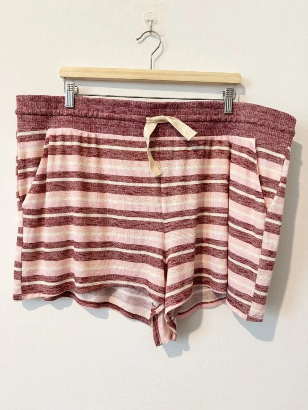 Torrid Striped Matching Loungewear Set Sleep Shirt Pajama Shorts Plus Size 3X